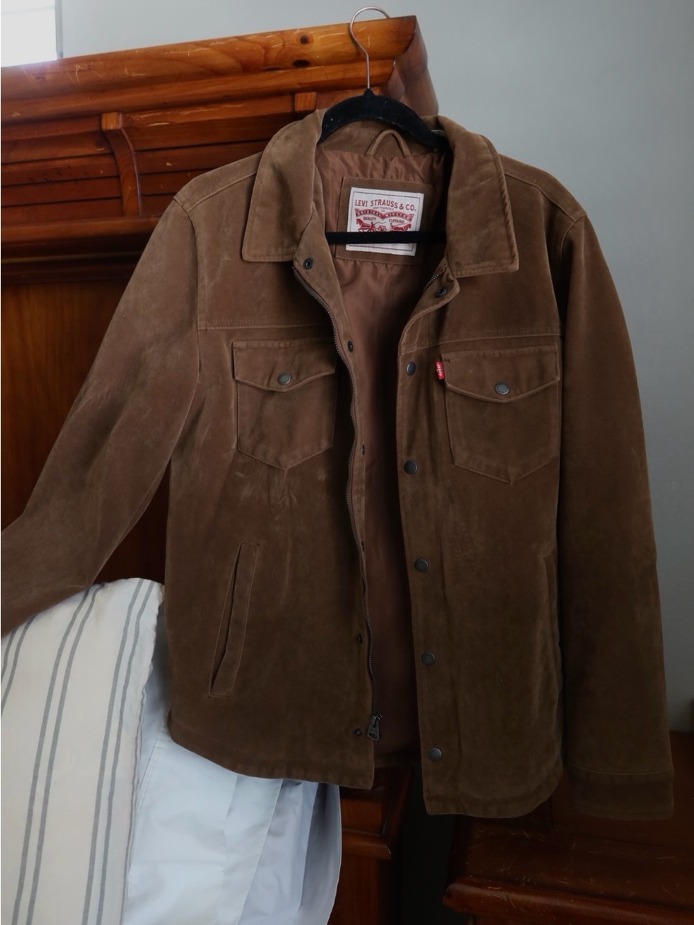 Levi's Brown Suede Jacket Classic Workwear